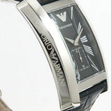 Emporio Armani Black Dial Black Leather Strap Watch For Men - AR0143 Buy Now By Emporio Armani