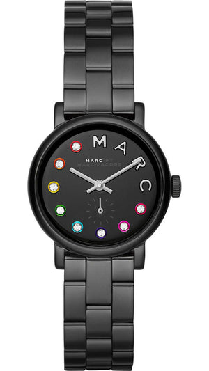 Marc Jacobs Baker Black Dial Black Steel Strap Watch for Women - MBM3425 Buy Now By Marc Jacobs