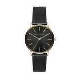 Armani Exchange Lola Three Hand Black Dial Black Mesh Strap Watch For Women - AX5548 Buy Now By Armani Exchange