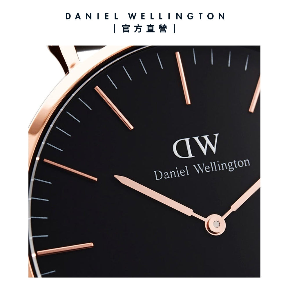 Daniel Wellington Classic York Black Dial Brown Leather Strap Watch For Men - DW00100128 Buy Now By Daniel Wellington