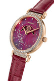 Swarovski Passage Moon Phase Red Dial Red Leather Strap Watch for Women - 5613323 Buy Now By Swarovski
