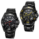 Coach Kent Chronograph Black Dial Black Steel Strap Watch for Men - 14602554 Buy Now By Coach