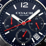 Coach Kent Chronograph Blue Dial Silver Steel Strap Watch for Men - 14602555 Buy Now By Coach