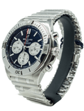 Breitling Chronomat B01 42mm Black Dial Silver Steel Strap Watch for Men - AB0134101B1A1 Buy Now By Breitling