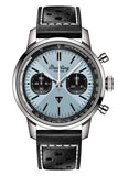Breitling Top Time B01 Triumph Blue Dial Black Leather Strap Watch for Men - AB01764A1C1X1 Buy Now By Breitling