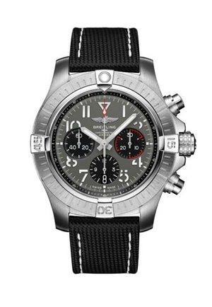 Breitling Avenger B01 Chronograph 45 Anthracite Dial Black Nylon Strap Watch for Men - AB01821A1B1X1 Buy Now By Breitling