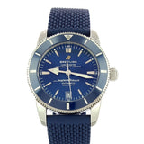 Breitling Superocean Heritage B20 Automatic 42 Blue Dial Blue Mesh Bracelet Watch for Men - AB2010161C1S1 Buy Now By Breitling