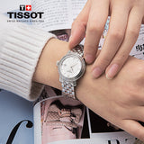 Tissot T Classic Bridgeport Lady Quartz Stainless Steel Watch For Women - T097.010.11.038.00 Buy Now By Tissot