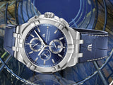 Maurice Lacroix Aikon Chronograph Blue Dial Blue Leather Strap Watch for Men - AI1018-SS001-430-1 Buy Now By Maurice Lacroix
