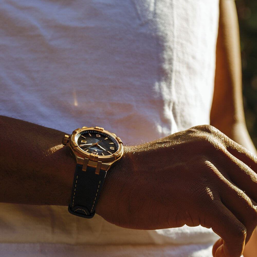 Maurice Lacroix Aikon Limited Edition Blue Dial Blue Leather Strap Watch For Men - AI6008-BRZ01-420-1 Buy Now By Maurice Lacroix