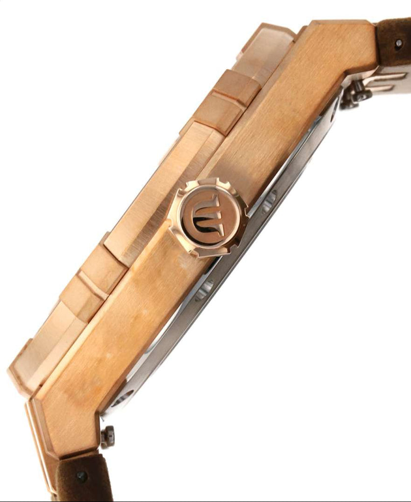 Maurice Lacroix Aikon Automatic Brown Dial Brown Leather Strap Watch For Men - AI6008-BRZ01-730-3 Buy Now By Maurice Lacroix