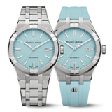 Maurice Lacroix Aikon Automatic Sky Blue Dial Silver Steel Strap Watch For Men - AI6008-SS00F-431-C Buy Now By Maurice Lacroix