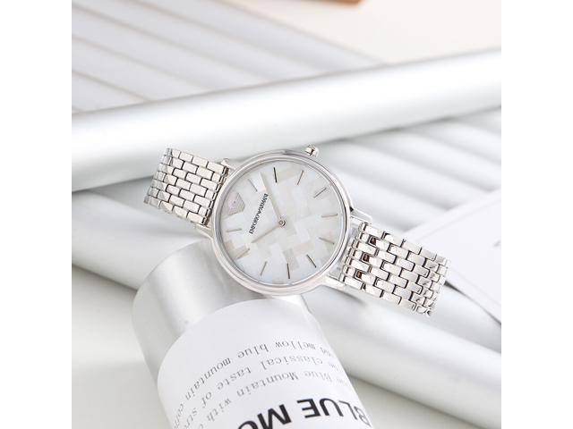 Emporio Armani Mother of Pearl Dial Silver Steel Strap Watch For Women - AR11112 Buy Now By Emporio Armani