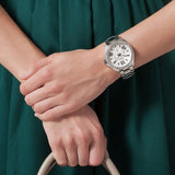 Fossil Cecile Chronograph Silver Dial Silver Steel Strap Watch for Women - AM4481 Buy Now By Fossil