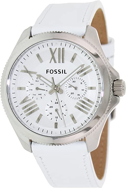 Fossil Cecile White Dial White Leather Strap Watch for Women - AM4484 Buy Now By Fossil
