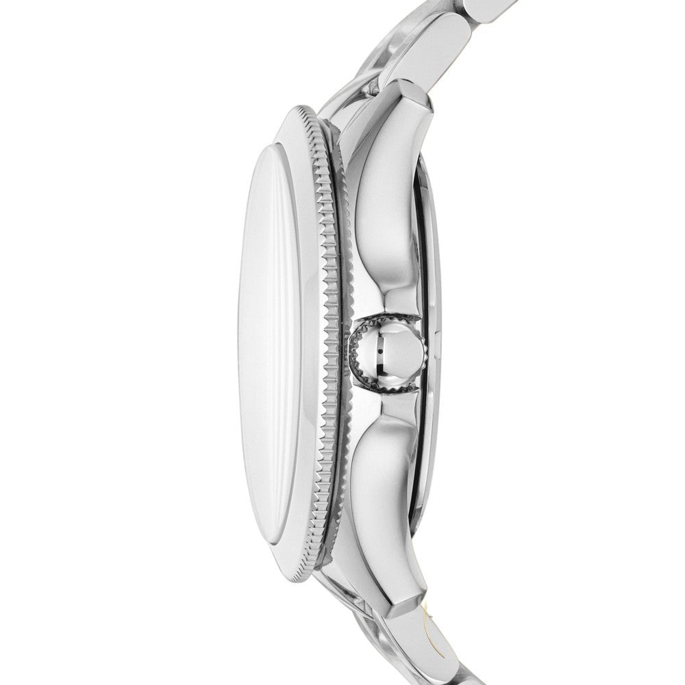 Fossil Cecile Multifunction Silver Dial Silver Steel Strap Watch for Women - AM4509 Buy Now By Fossil