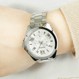 Fossil Cecile Multifunction Silver Dial Silver Steel Strap Watch for Women - AM4509 Buy Now By Fossil