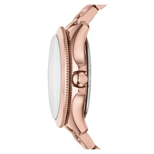 Fossil Cecile Rose Gold Dial Rose Gold Steel Strap Watch for Women - AM4511 Buy Now By Fossil