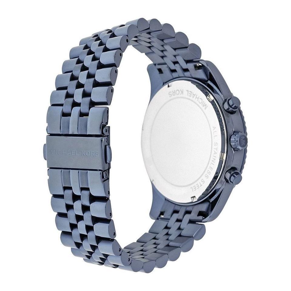 Michael Kors Lexington Chronograph Blue Dial Blue Steel Strap Watch for Men - MK8480 Buy Now By Michael Kors