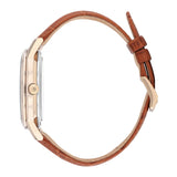 Citizen Eco Drive Multi Function Day & Date Black Dial Brown Leather Strap Watch For Men - AO9003-08E Buy Now By Citizen