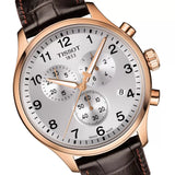 Tissot Chrono XL Classic Silver Dial Brown Leather Strap Watch For Men - T116.617.36.037.00 Buy Now By Tissot