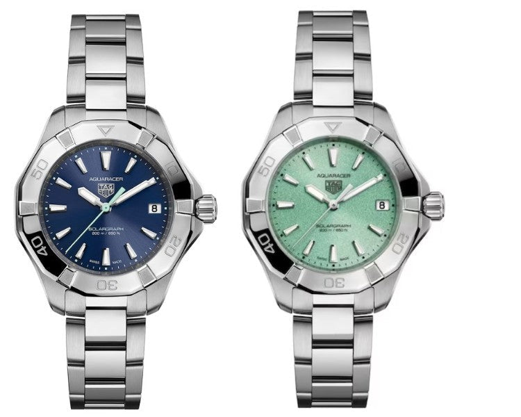 Tag Heuer Aquaracer Blue Dial Silver Steel Strap Watch for Women - WBD131D.BA0748 Buy Now By Tag Heuer