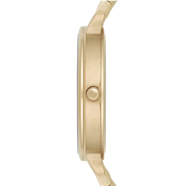 Emporio Armani Dress Analog Mother of Pearl Dial Gold Steel Strap Watch For Women - AR11007 Buy Now By Emporio Armani