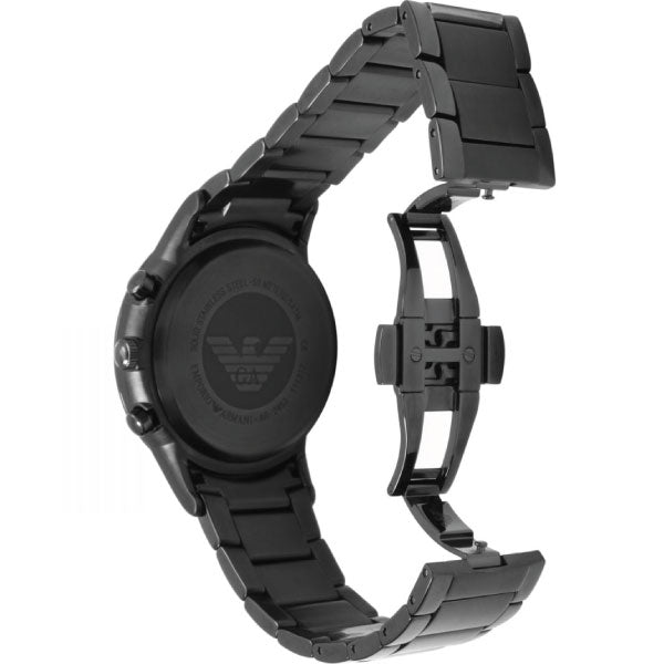 Emporio Armani Classic Chronograph Black Dial Black Stainless Steel Strap Watch For Men - AR2453 Buy Now By Emporio Armani