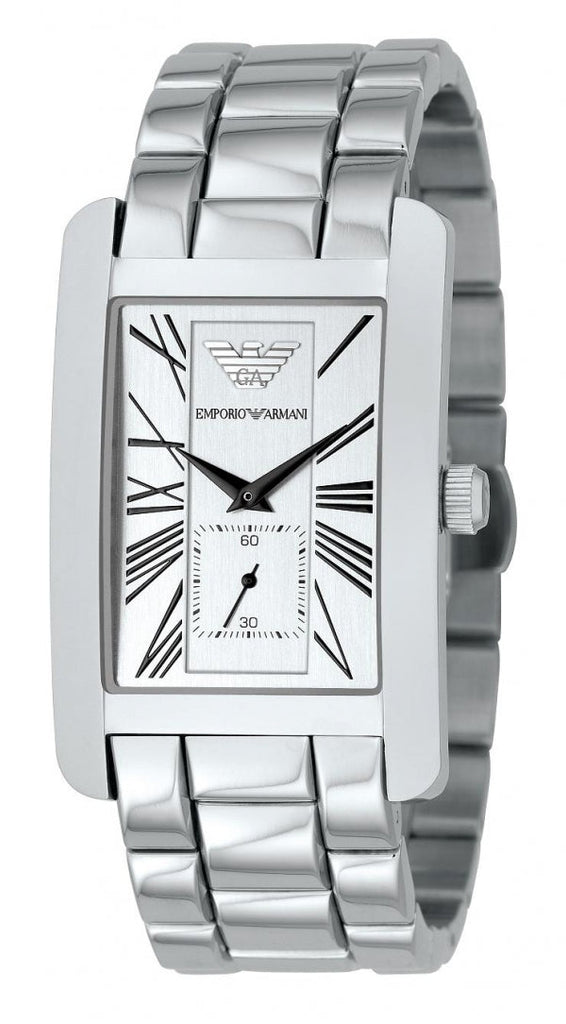 Emporio Armani White Dial Silver Stainless Steel Watch For Women - AR0146 Buy Now By Emporio Armani