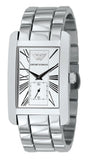 Emporio Armani White Dial Silver Stainless Steel Watch For Women - AR0146 Buy Now By Emporio Armani