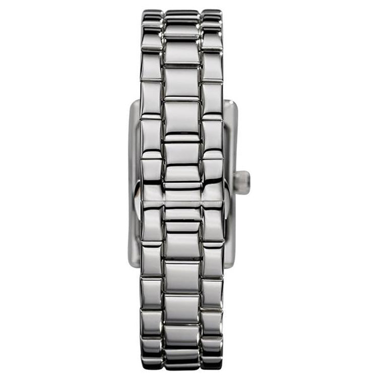 Emporio Armani Classic Black Dial Silver Stainless Steel Watch For Women - AR0157 Buy Now By Emporio Armani