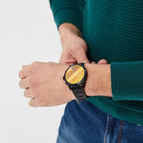 Armani Exchange Drexler Chronograph Black Dial Black Steel Strap Watch For Men - AX2615 Buy Now By Armani Exchange