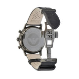 Emporio Armani Classic Grey Dial Grey Leather Strap Watch For Men - AR0388 Buy Now By Emporio Armani