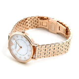 Emporio Armani Kappa Analog Mother of Pearl Dial Rose Gold Steel Strap Watch For Women - AR11006 Buy Now By Emporio Armani