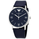 Emporio Armani Kappa Quartz Blue Dial Blue Leather Strap Watch For Women - AR11012 Buy Now By Emporio Armani