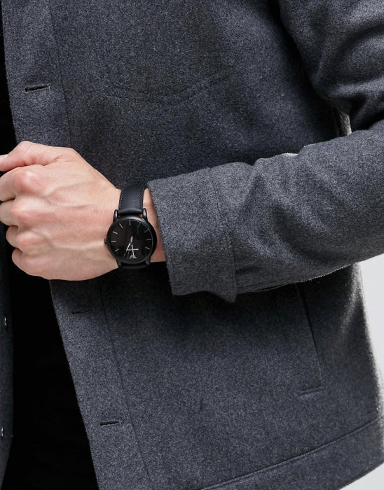 Emporio Armani Luigi Chronograph Black Dial Black Rubber Strap Watch For Men - AR11024 Buy Now By Emporio Armani