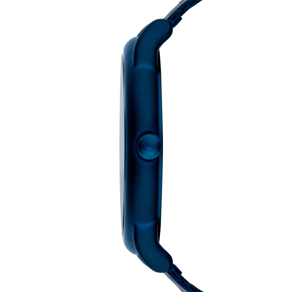 Emporio Armani Luigi Quartz White Dial Blue Mesh Bracelet Watch For Men - AR11025 Buy Now By Emporio Armani