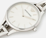 Emporio Armani Aurora Mother Of Pearl White Dial Silver Steel Strap Watch For Women - AR11054 Buy Now By Emporio Armani
