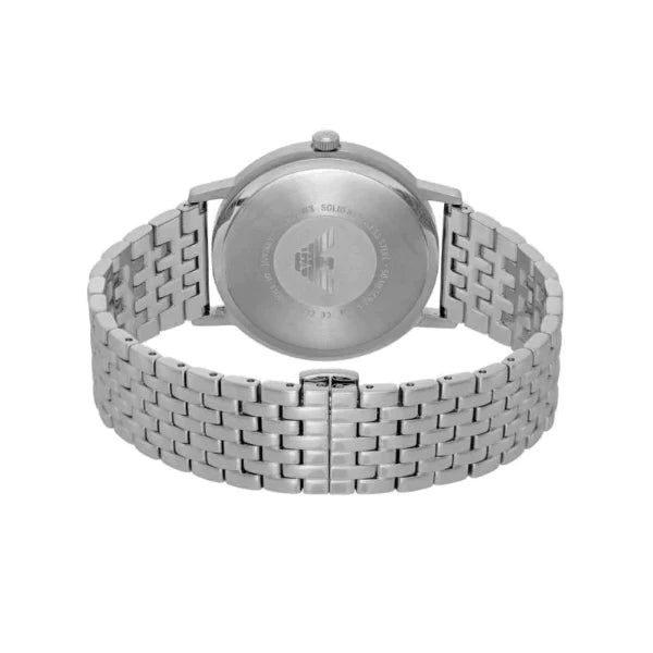 Emporio Armani Kappa Quartz Grey Dial Silver Mesh Bracelet Watch For Men - AR11068 Buy Now By Emporio Armani