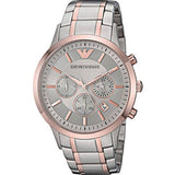 Emporio Armani Renato Gray Dial Gray Steel Strap Watch For Men - AR11077 Buy Now By Emporio Armani