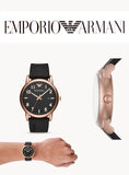 Emporio Armani Luigi Quartz Black Dial Black Rubber Strap Watch For Men - AR11097 Buy Now By Emporio Armani