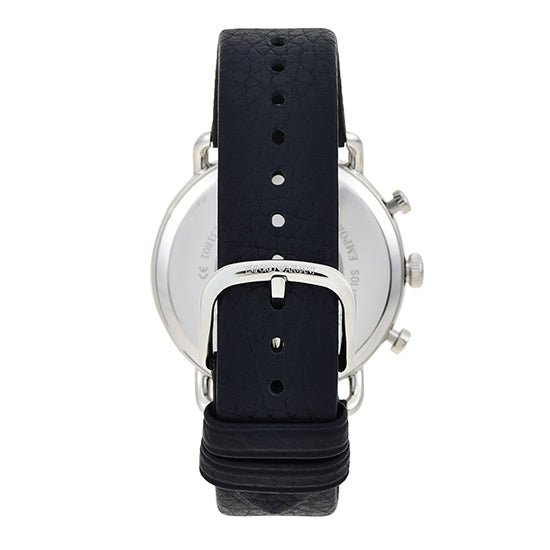 Emporio Armani Aviator Blue Dial Blue Leather Strap Watch For Men - AR11105 Buy Now By Emporio Armani