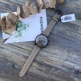 Emporio Armani Aviator Chronograph Quartz Grey Dial Beige Leather Strap Watch For Men - AR11107 Buy Now By Emporio Armani