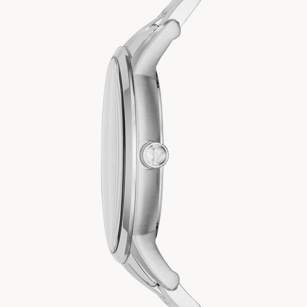 Emporio Armani Renato Quartz Black Dial Silver Steel Strap Watch For Men - AR11118 Buy Now By Emporio Armani