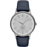 Emporio Armani Renato White DIal Blue Leather Strap Watch For Men - AR11119 Buy Now By Emporio Armani