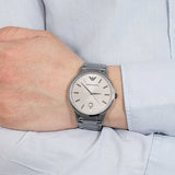 Emporio Armani Renato Quartz Grey Dial Grey Steel Strap Watch For Men - AR11120 Buy Now By Emporio Armani
