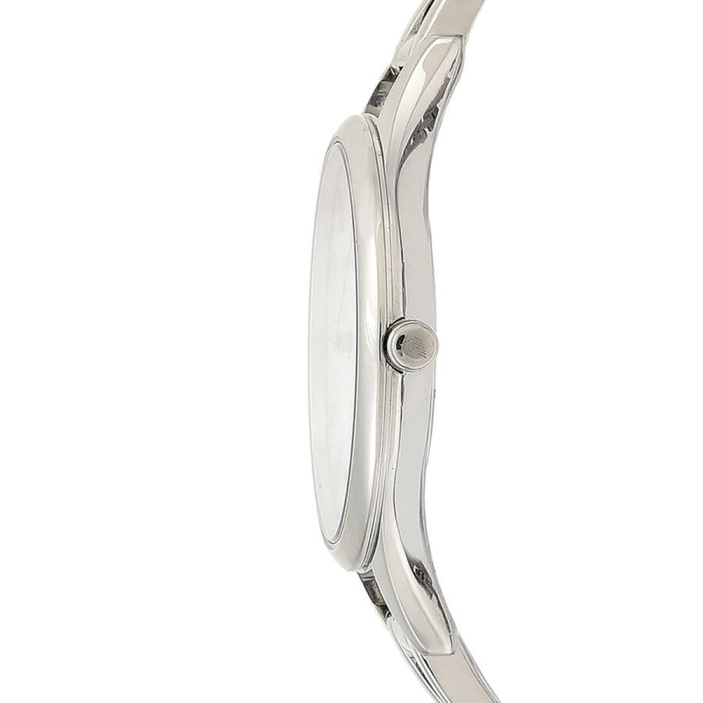 Emporio Armani Aurora Mother Of Pearl Purple Dial Silver Steel Strap Watch For Women - AR11122 Buy Now By Emporio Armani