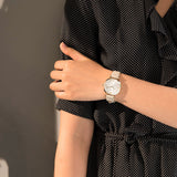 Emporio Armani Gianni T Bar Analog Silver Dial Beige Leather Strap Watch For Women - AR11127 Buy Now By Emporio Armani