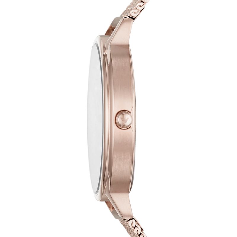 Emporio Armani Kappa Pink Dial Pink Mesh Bracelet Watch For Women - AR11129 Buy Now By Emporio Armani