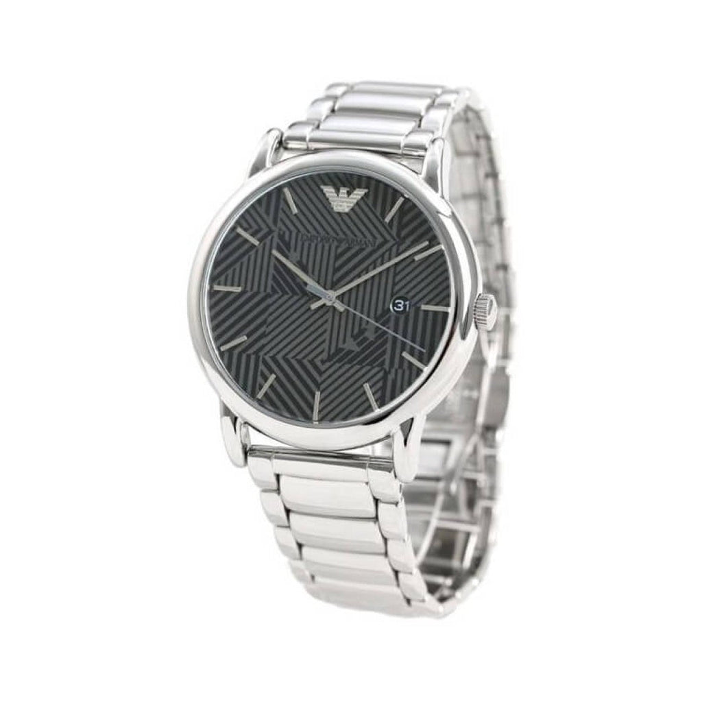 Emporio Armani Classic Quartz Grey Dial Silver Steel Strap Watch For Men - AR11134 Buy Now By Emporio Armani